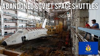 URBEX  Abandoned Soviet Space Shuttles Buran in Baikonur [upl. by Lihcox]