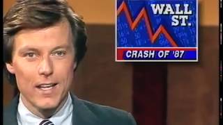 The 1987 stock market crash Original news report [upl. by Soalokin]