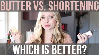 Butter vs Shortening Which is BETTER  Baking Basics [upl. by Eboh]