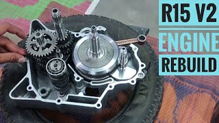 Part 1  Engine Rebuild  Yamaha R15 V20 [upl. by Ordnazil]