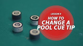 Billiards Tutorial How to Change a Pool Cue Tip [upl. by Zanas943]