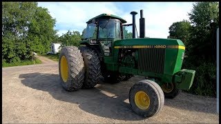 John Deere 4840 Disking [upl. by Donoghue965]