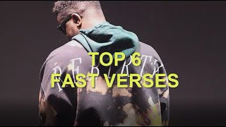 Sarkodie Top 6 fastest verses [upl. by Elag]