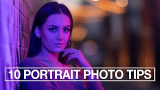 10 Portrait Photography Tips for Beginners [upl. by Kaleb]