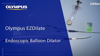 EZDilate Animation  Endoscopic Balloon Dilator  OLYMPUS [upl. by Annwahsal]