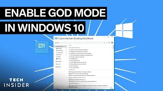 How To Enable God Mode In Windows 10 [upl. by Tilford88]