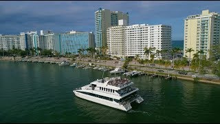 Biscayne Lady Yacht Charters in Miami  Private Yacht Rentals for Events [upl. by Ruskin]