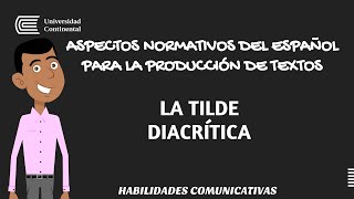 LA TILDE DIACRÍTICA [upl. by Beatriz]