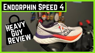 Saucony Endorphin Speed 4 Review An Average Heavier Runners Review [upl. by Noitna]