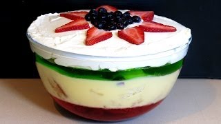 How To Make Homemade Christmas Trifle  The Easiest Recipe Ever [upl. by Damalis]