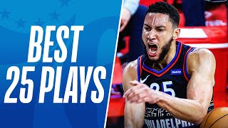 Ben Simmons 25 BEST PLAYS of His Career 🎉 [upl. by Pacifa]