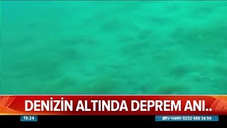 Denizin altında deprem anı  Atv Haber 3 Ekim 2019 [upl. by Normi]