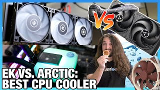 EK AIO 360 amp 240 DRGB Cooler Review vs Arctic Liquid Freezer Noctua amp More [upl. by Annoval]