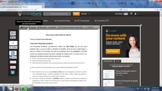 Tutorial Slideshare en español [upl. by Auqinimod75]