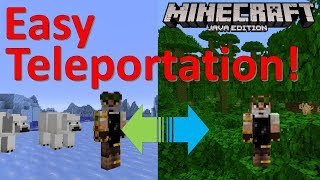 How To Teleport in Minecraft 114 Easy [upl. by Manara117]