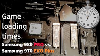 Samsung 980 PRO vs 970 EVO Plus in Game loading times [upl. by Garin]