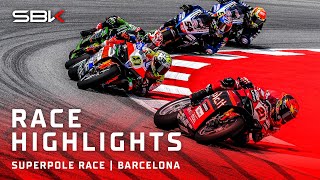 A DRAMATIC Superpole Race in Barcelona 💥  CatalanWorldSBK [upl. by Ecinhoj]