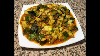 RECETTE EXPRESS D’ÉTÉ LES COURGETTES À LA MAROCAINE [upl. by Ratcliff409]