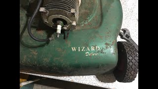 1958 Wizard Deluxe Push Mower Restoration [upl. by Prudi]