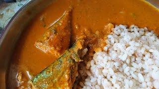 Bangude kajipu mackerel fish curry Mangalorean style  Oil free curry [upl. by Steffane25]