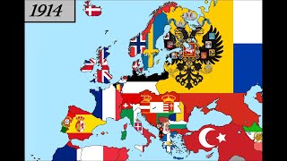 The History of Europe 19002020 by World Heraldry Every Year [upl. by Klapp]