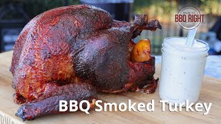 BBQ Smoked Turkey Recipe [upl. by Ilac]