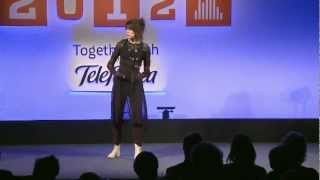 Imogen Heap Performance with Musical Gloves Demo  WIRED 2012  WIRED [upl. by Marybella]