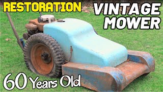 RARE 60 YEAR OLD MOWER RESTORATION [upl. by Ahsiele]