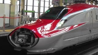 東北新幹線 E6系スーパーこまち・E5系はやぶさ連結シーン2本撮りα Connection of Shinkansen [upl. by Nytsuj621]