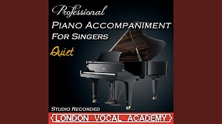 Quiet Matilda Piano Accompaniment Professional Karaoke Backing Track [upl. by Lienad17]