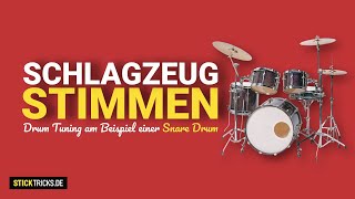 Schlagzeug stimmen deutsch  DRUMS STIMMEN LEICHT GEMACHT [upl. by Shanley]