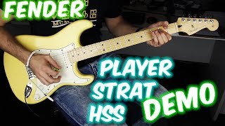 Fender Player Stratocaster HSS demo [upl. by Jeane141]