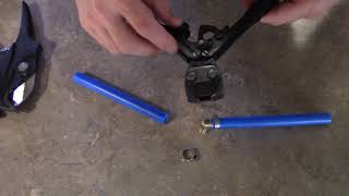 PEX Fitting  How To Install [upl. by Alag]