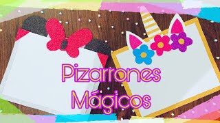 PIZARRONES MÁGICOS PARA NIÑOS ❤️  PIZARRONES FÁCILES  MANUALIDADES [upl. by Naejarual830]