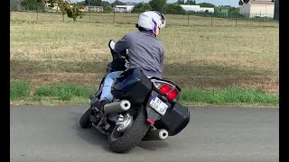 Maniabilité moto en Yamaha 1300 FJR [upl. by Ellehcit990]