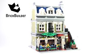 Lego Creator 10243 Parisian Restaurant  Lego Speed Build [upl. by Ical690]