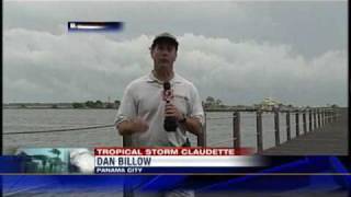 Claudette Dumps Rain On Panhandle [upl. by Nabala]