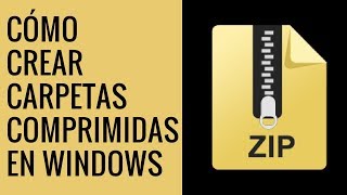 Cómo crear carpetas comprimidas en Windows [upl. by Harbison]