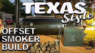 Texas Style Smoker Build  Chuds BBQ [upl. by Nyladam]