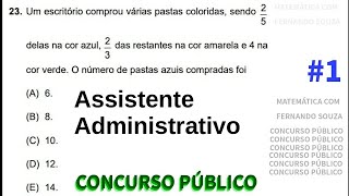 Assistente Administrativo Questões de Concurso Público [upl. by Servais]