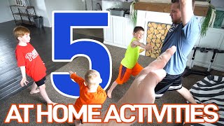 5 FUN GAMES TO PLAY AT HOME WITH YOUR FAMILY  NO ITEMS NEEDED [upl. by Leslie]