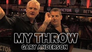 How To Play Darts  My Throw With World Champion Gary Anderson [upl. by Klarrisa987]