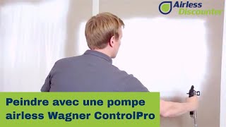 Techniques de pulvérisation avec la station airless Wagner ControlPro [upl. by Nylzaj350]