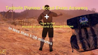 Pioneer Scout Exams Locations and Answers  Fallout 76 [upl. by Aicnarf414]