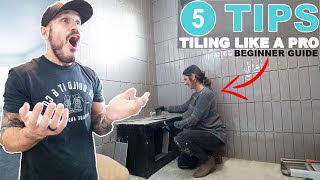 5 Tips For Tiling Like a PRO [upl. by Allemrac359]