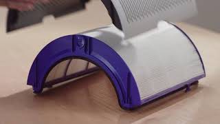 How to replace the filter on your Dyson Pure Hot  Cool™ purifying fan [upl. by Nyletak343]