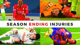 Season Ending Injuries in Football 2020  2021 [upl. by Anett928]