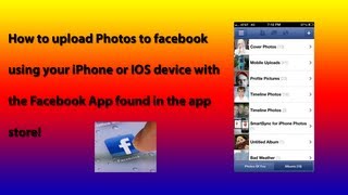 How to Upload Photos to Facebook with your iPhone [upl. by Nediarb]