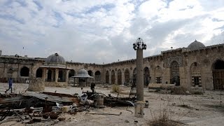 Before amp after photos illustrate Aleppo destruction [upl. by Atimed]