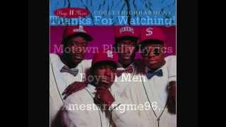 Boyz ll Men Motown Philly Lyrics [upl. by Arno]